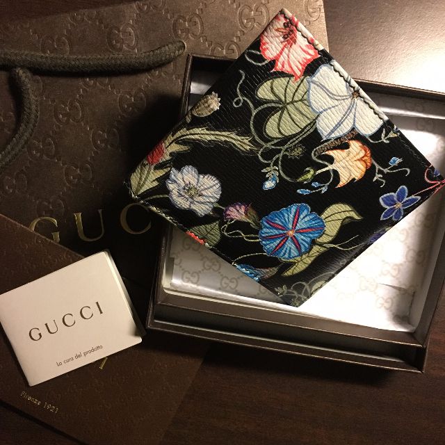 gucci floral wallets
