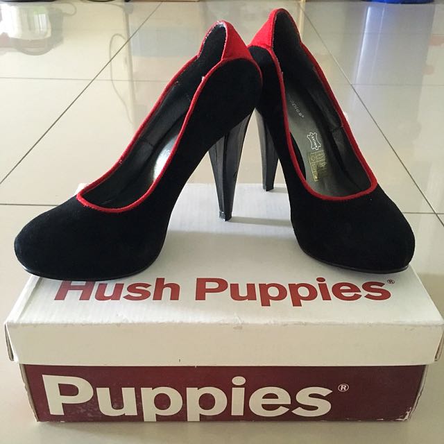 Hush Puppies Black Color High Heels 