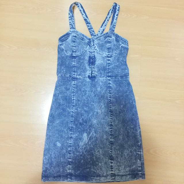 nasty gal denim dress