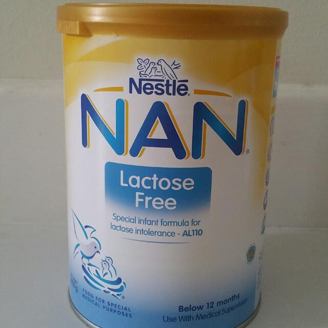 lactose free milk nan