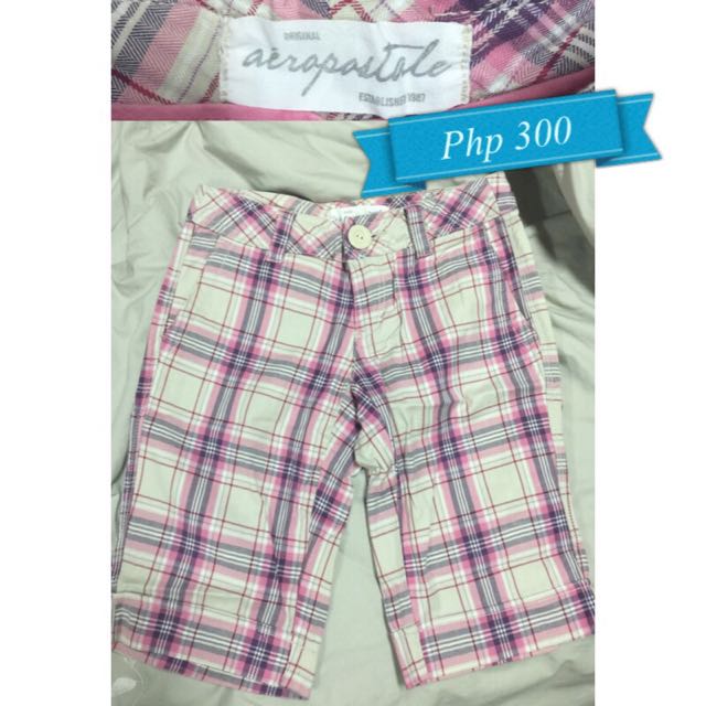 Pink Checkered Shorts From Aeropostale (Category: Other Bottoms) located in Makati City. Submitted by dnccc (Listing ID 73056353, Image 1). Description: .