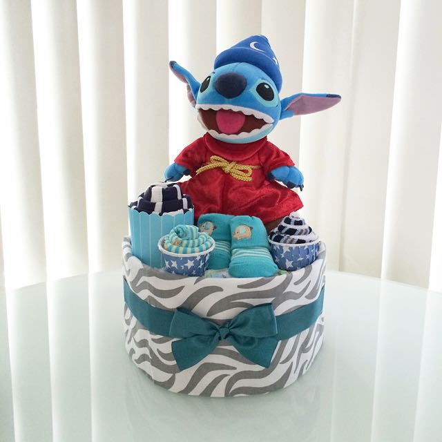 stitch diaper cake