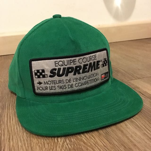 supreme racing hat