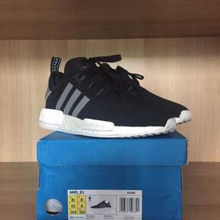 (US8.5)Adidas Originals NMD R1 Charcoal Black