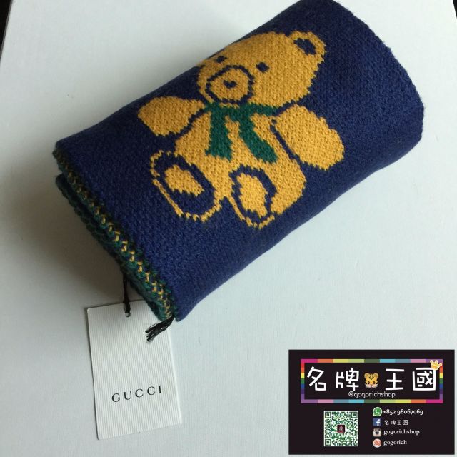Gucci bear scarf clearance