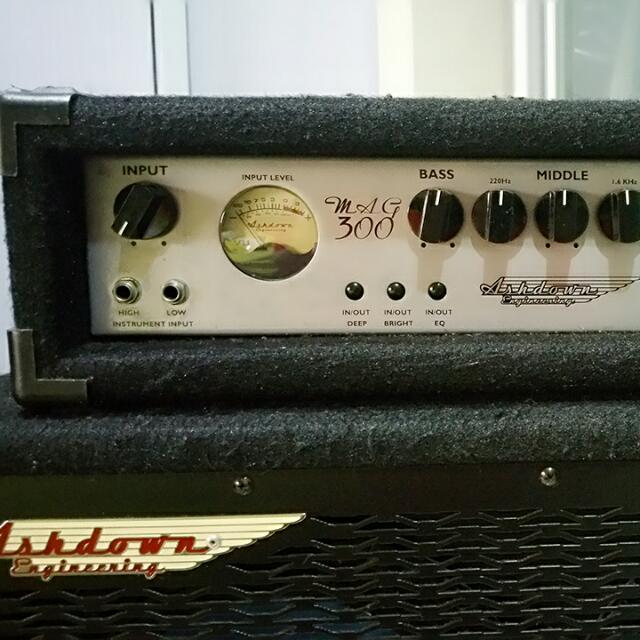 Ashdown Mag 300 Bass Head And amplifier, Hobbies & Toys, Music
