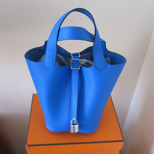 hermes picotin 22 blue