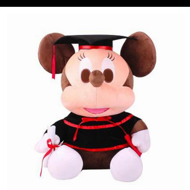 mickey mouse graduation plush