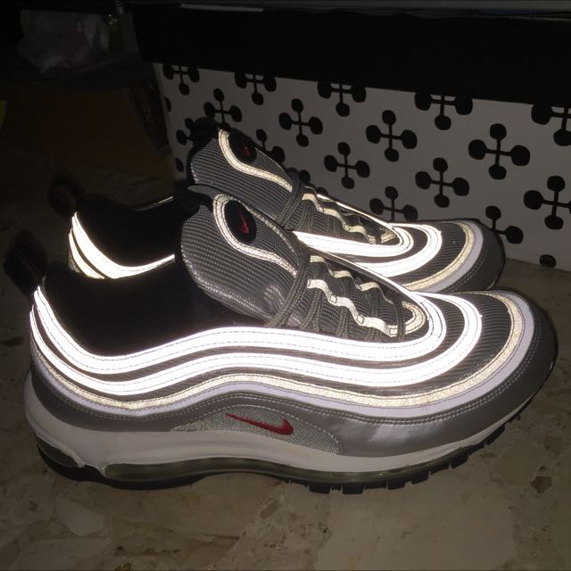 NIKE AIR MAX 97 SILVER BULLET 9.5 Women s Fashion Footwear Sneakers on Carousell