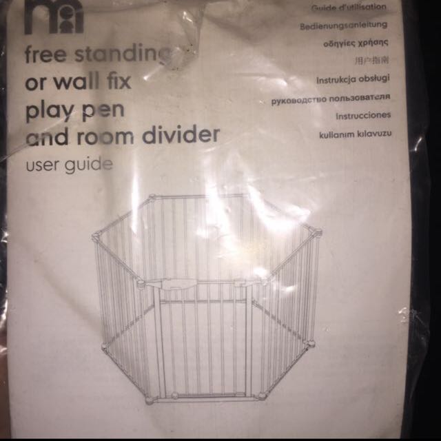 Mothercare playpen and deals room divider