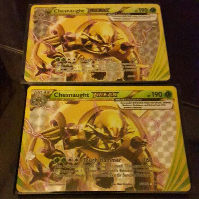 Pokemon Chesnaught Break Toys Games Board Games Cards On Carousell