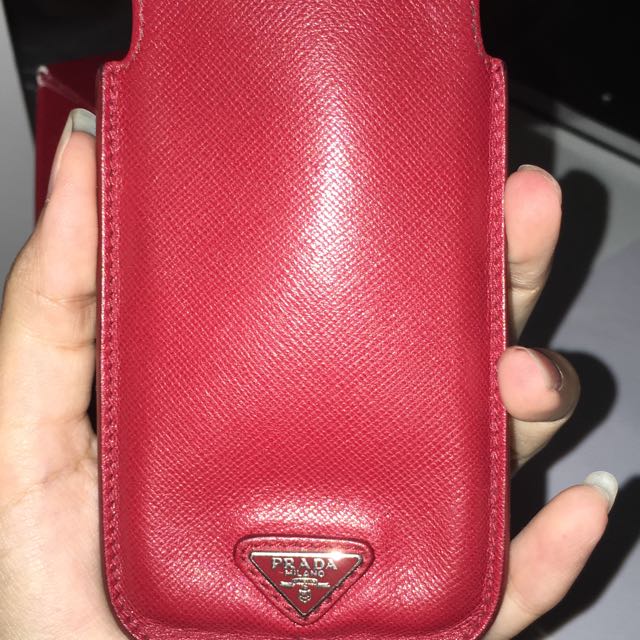 Prada Iphone5 Casing Authentic (Category: Purses & Pouches) located in Subang Jaya. Submitted by fariannaclosets (Listing ID 73225664, Image 1). Description: .