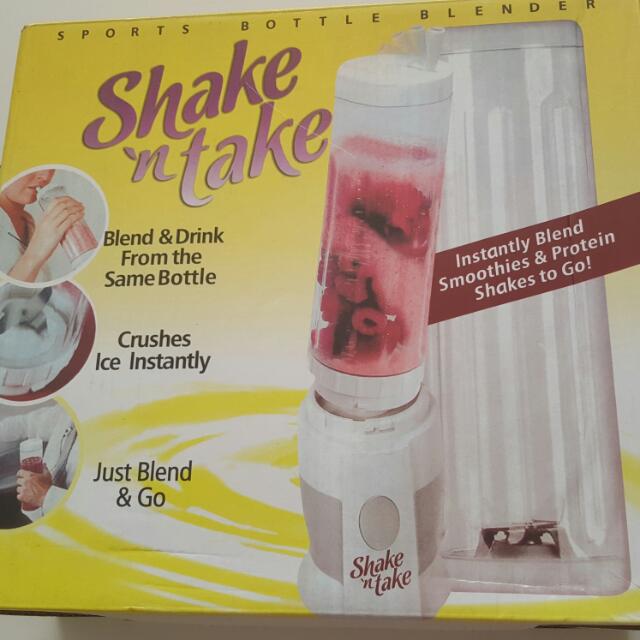 Shake N Take Blender And Bottle (BN), TV & Home Appliances, Kitchen