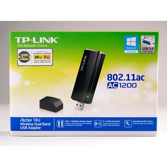 Tp Link Archer T4u Wireless Dual Band Usb Adapter Ac1200 Electronics Computers On Carousell