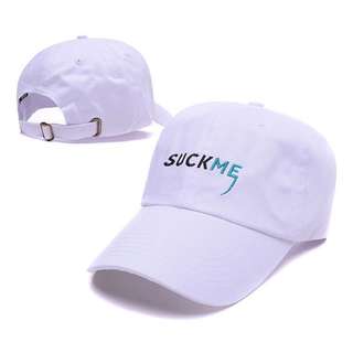 Upsoar Up Soar Suck Me White Curve Brim Golf Cap Hat Caps Hats with Adjustable Strapback