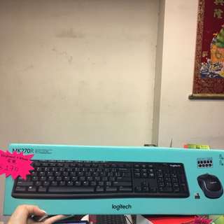 Logitech Mk270r 無線鍵盤連滑鼠