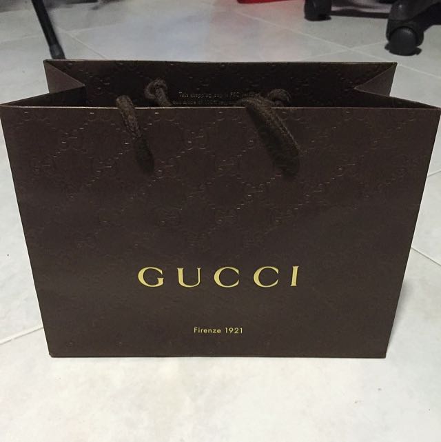 Authentic Gucci Carrier Bag, Everything Else on Carousell
