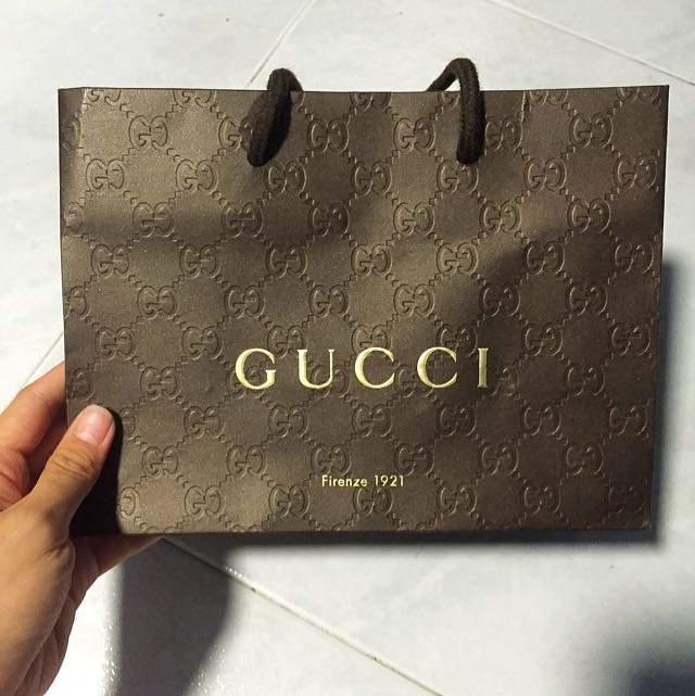 Authentic Gucci Carrier Bag, Everything Else on Carousell
