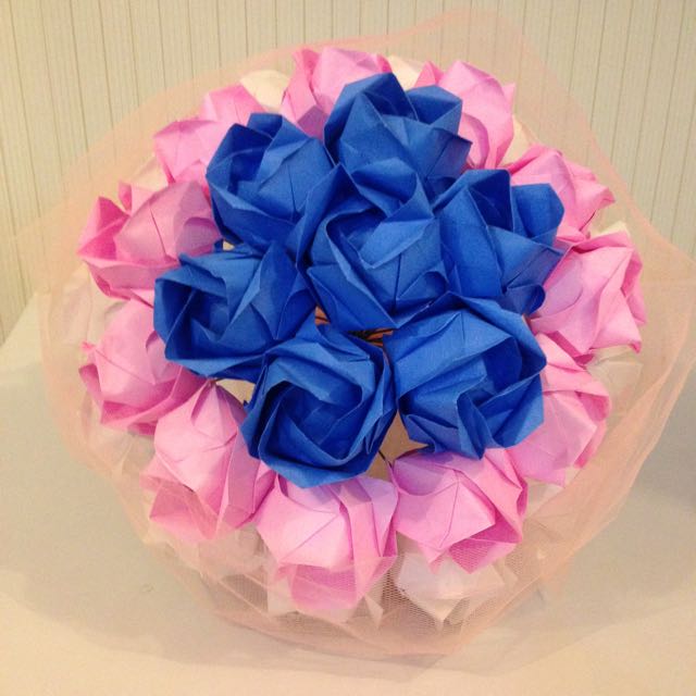 Paling Keren 29 Gambar Bunga  Mawar Dari Kertas  Origami 