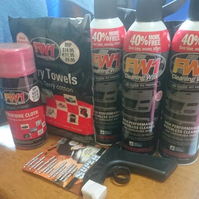 FW1 Cleaning Wax - 2 cans (new), Auto Accessories on Carousell