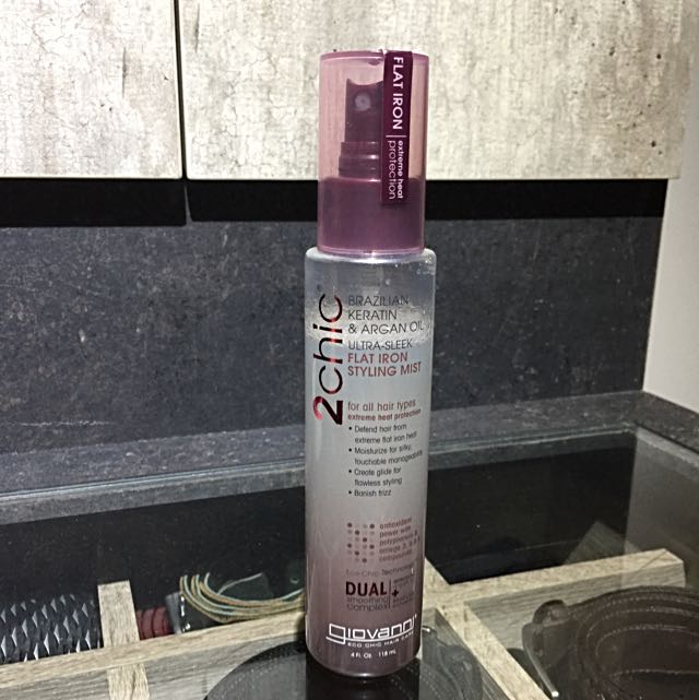 Giovanni 2 Chic Brazilian Keratin Argan Oil Ultra Sleek Flat