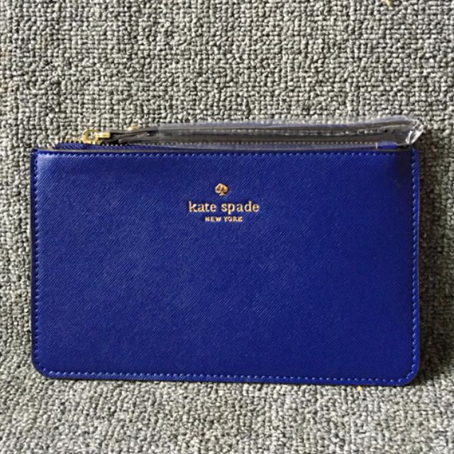 Kate spade blue sale wristlet