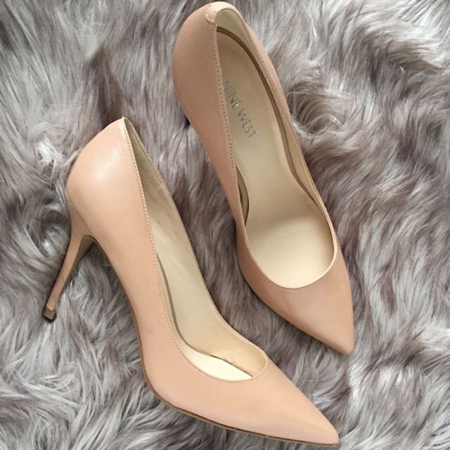 Nine west nude shoes on sale