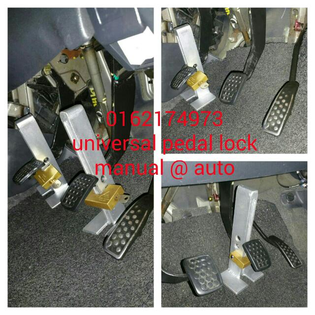 PEDAL LOCK AUTO / MANUAL, Auto Accessories on Carousell