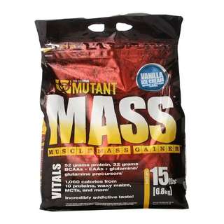 Mutant Mass Ultimate Muscle and Size Gainer 15lbs (Triple Chocolate)