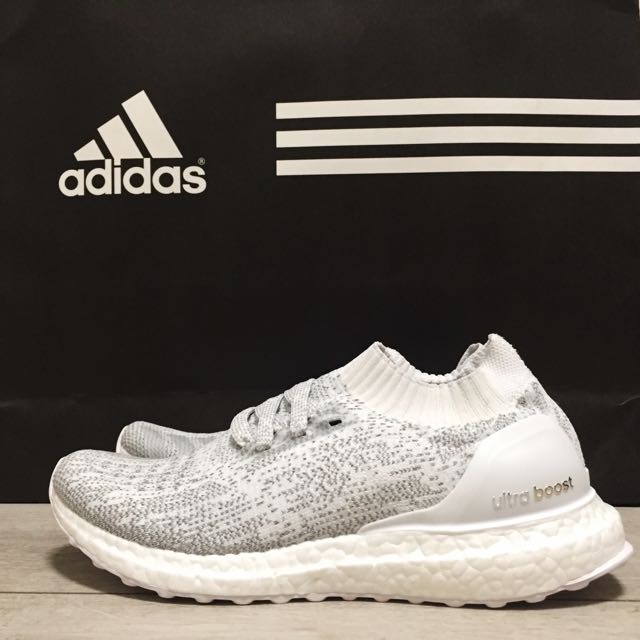 ultra boost uncaged white reflective