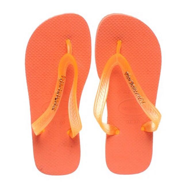Brand new Havaianas Slippers (Orange 