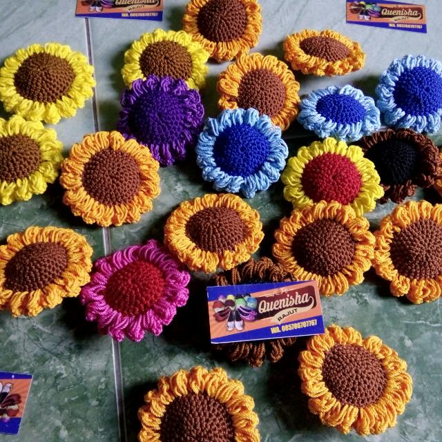 45 Gambar Rajutan Bunga Matahari Terlengkap Eye Candy Photograph