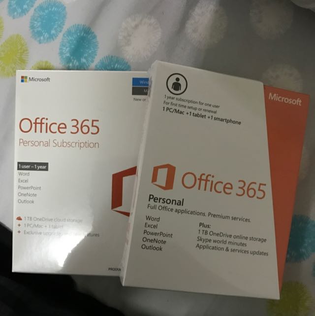 MICROSOFT - OFFICE 365 PERSONAL, Computers & Tech, Parts & Accessories ...