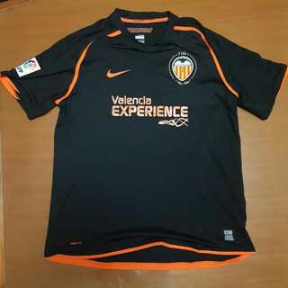 ORI VALENCIA 2008 -2009 VINTAGE NIKE HOME SHIR DAVID VILLA NUMBER 7