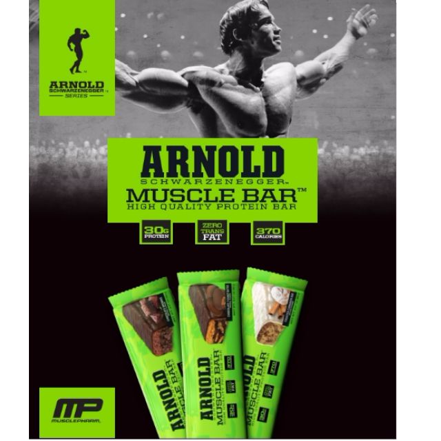 Arnold Muscle Bar, 30g of protein!!!, Health & Nutrition, Health  Supplements, Health Food, Drinks & Tonics on Carousell