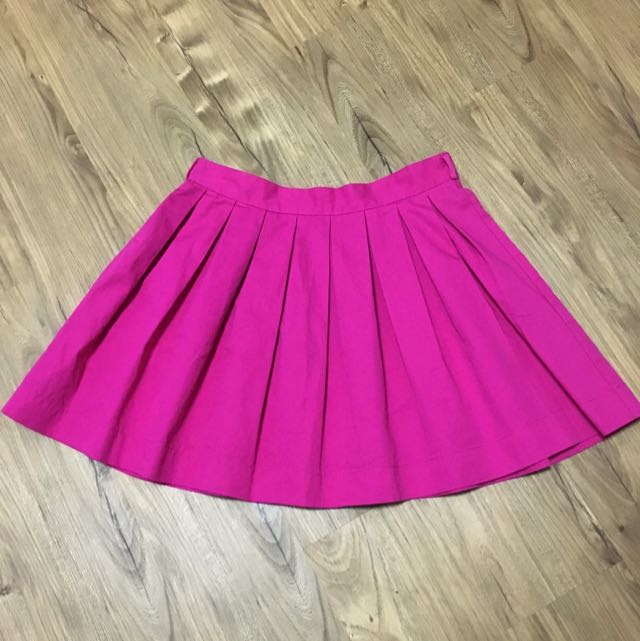 Bershka Pleated Pink Skirt Women s Fashion Bottoms Skirts on Carousell