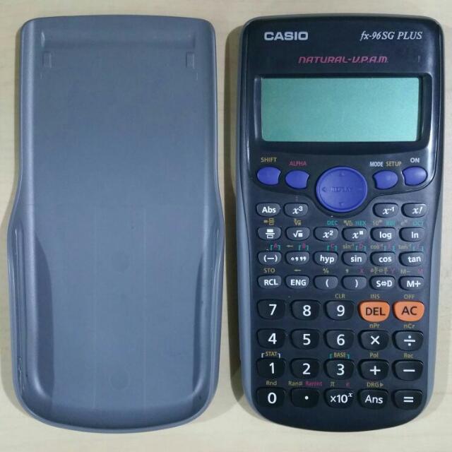 Casio Fx 96sg Plus Hobbies Toys Stationery Craft Stationery School Supplies on Carousell