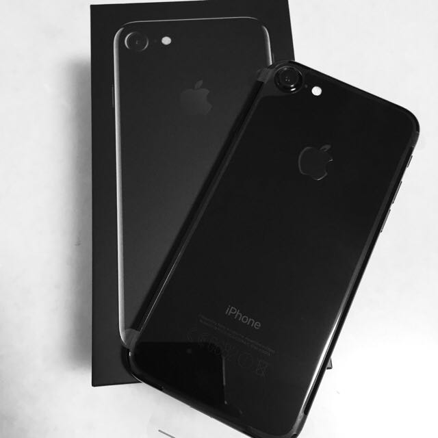 iphone 7 (jet black) - 256gb