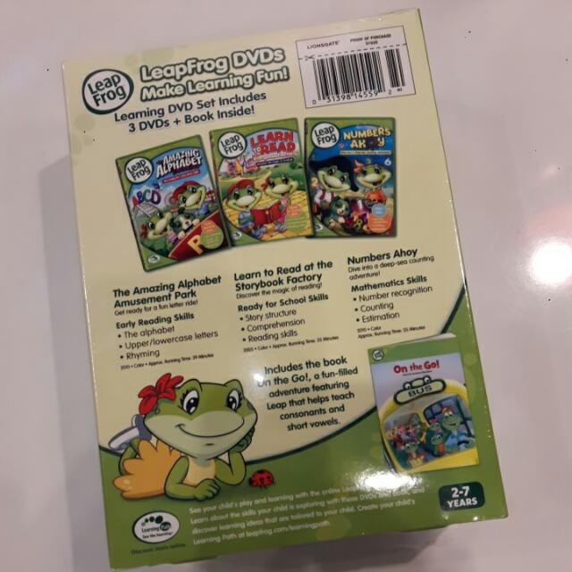 Leapfrog 3 Dvd Learning Collection Hobbies And Toys Toys And Games On Carousell 