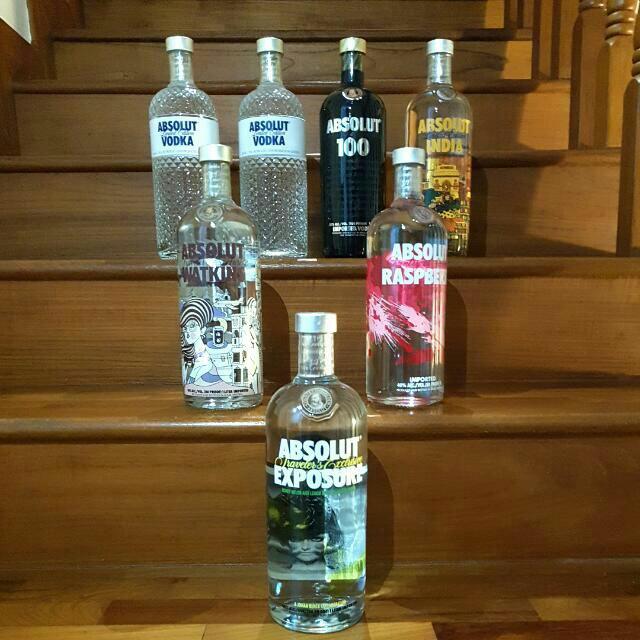 Limited Edition Absolut Vodka Food Drinks Alcoholic Beverages On Carousell