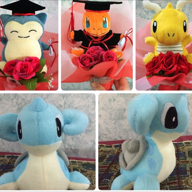 snorlax graduation plush