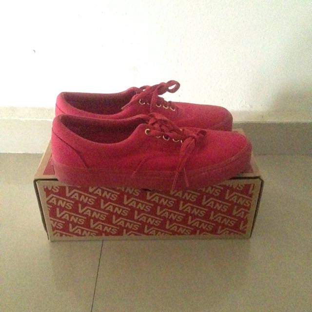 vans new era red