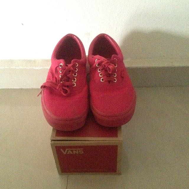 vans new era red