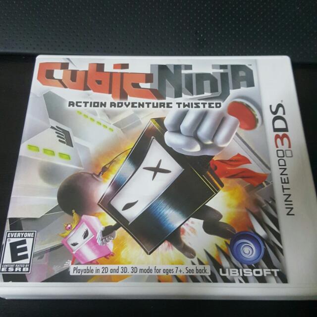 3ds Cubic Ninja Toys Games Video Gaming Video Games On Carousell