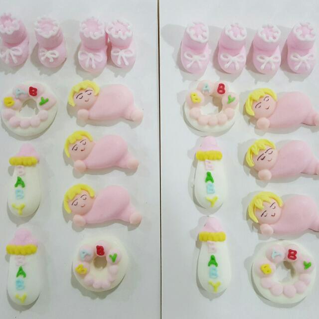 Cupcake Toppers Cake Or Brownie Decoration Baby Shower Theme