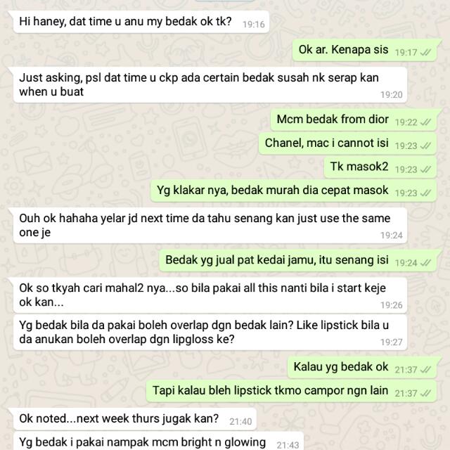 Feedback Customer After I Filled Her Cosmetics With My Mantra And Ritual For 7 Days For Strong Attraction Bulletin Board On Carousell Feedback Customer After I Filled Her Cosmetics With My Mantra And Ritual For 7 Days For Strong Attraction Bulletin Board On Carousell