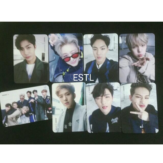 Monsta X The Clan 2.5 Part 1 Lost Ver Photocards Full Set, Hobbies