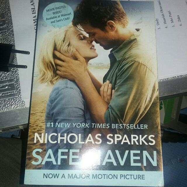 Novel Safe Haven Nicholas Sparks Buku Alat Tulis Buku Di Carousell