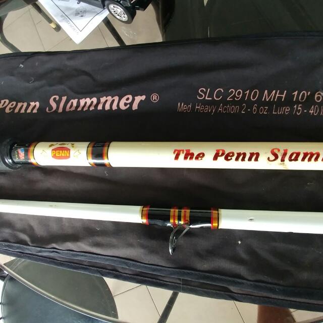 Penn slammer fishing rod, Sports Equipment, Fishing on Carousell