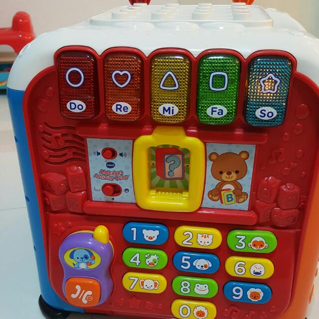 vtech alphabet activity cube